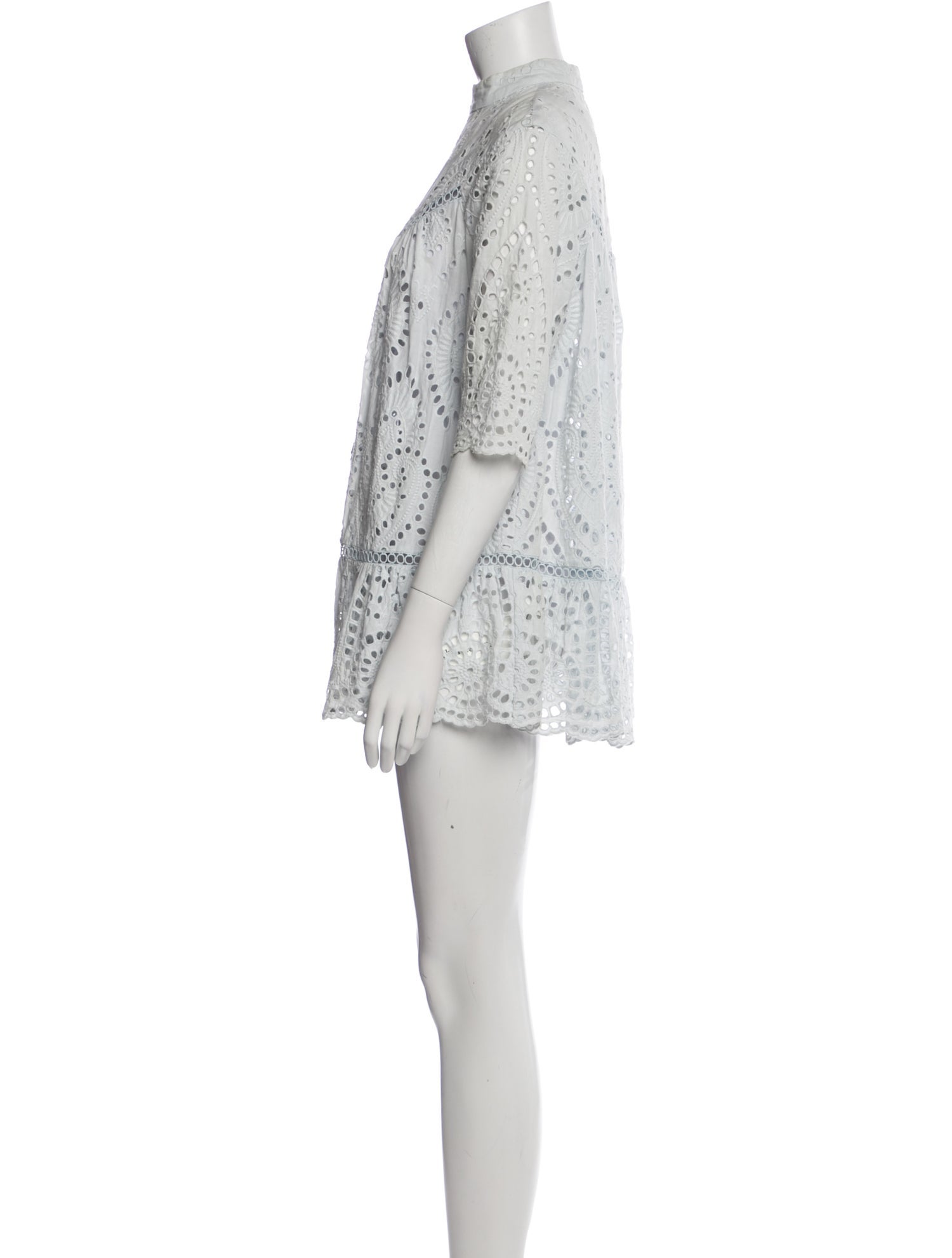 Zimmermann Lace Pattern Mini Dress